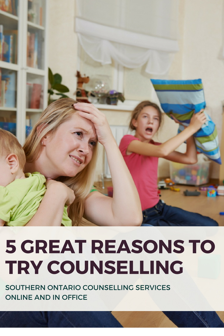 5 reasons to go to counselling. Counselling London Ontario, Online counselling Canada, Online counselling for couples, Southern Ontario Counselling Services